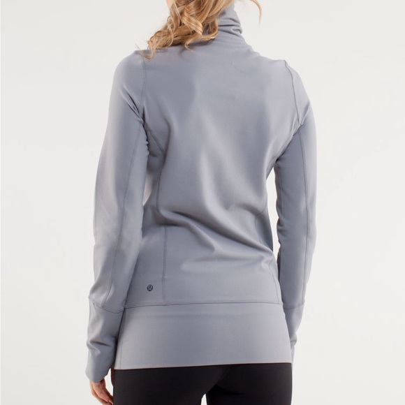 Lululemon In Stride Jacket, Fossil / Wee Are From Space Coal Fossil, Size 4 - Picture 2 of 12